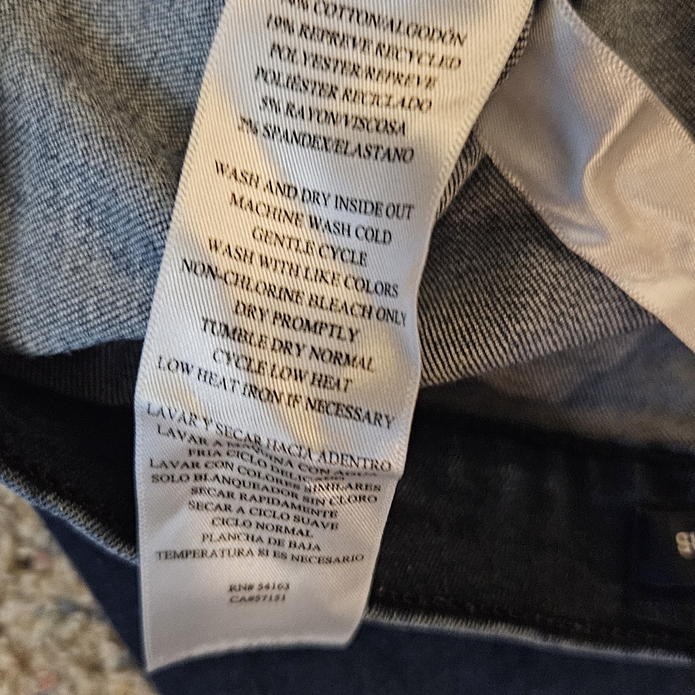 Calvin Klein Dark Blue Jeans - Picture 3 of 6